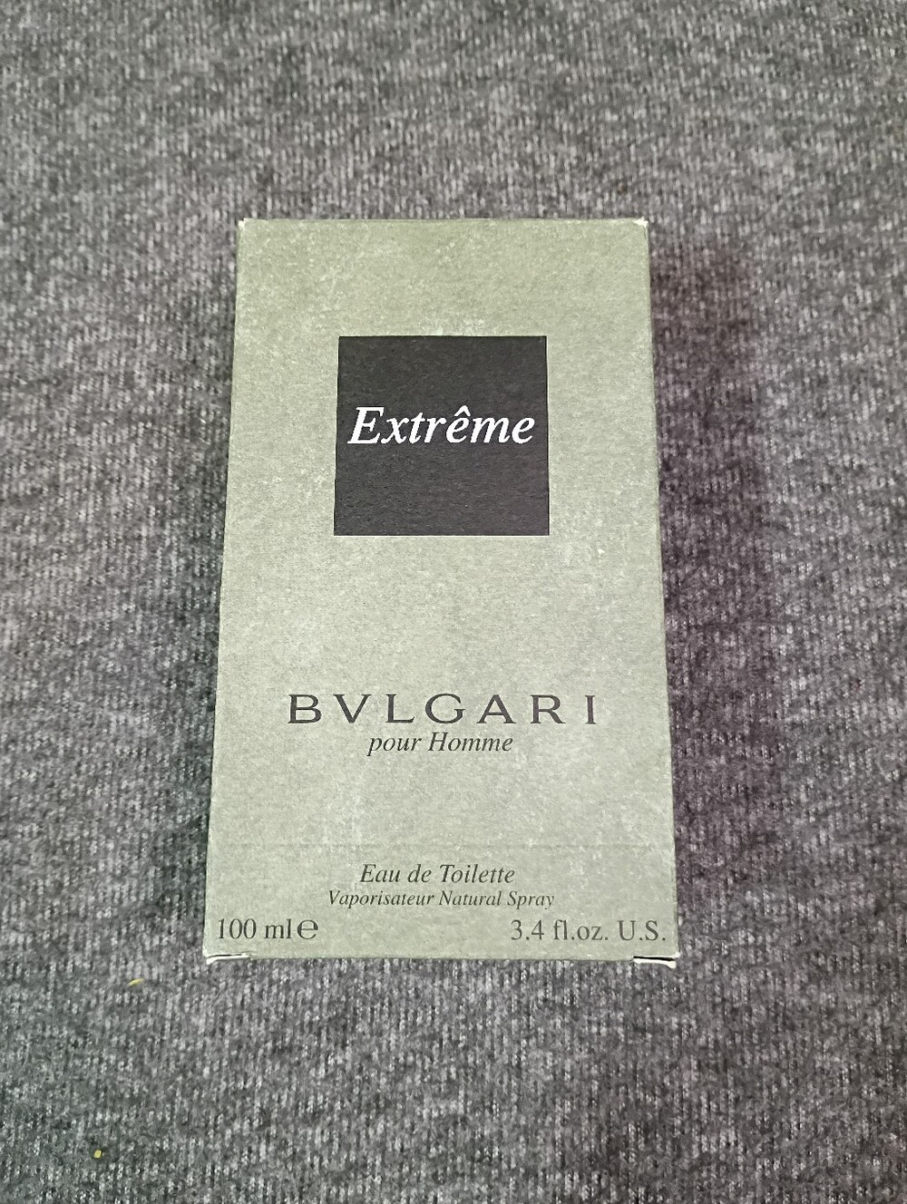 Bvlgari Extreme Pour Homme EDT 3.4 Oz 100ml Spray Men Fragrance With Box Vintage